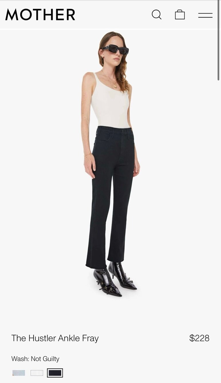 Mother The Hustler Ankle Size 27